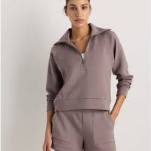 Quince CloudComfort Half Zip Sweatshirt